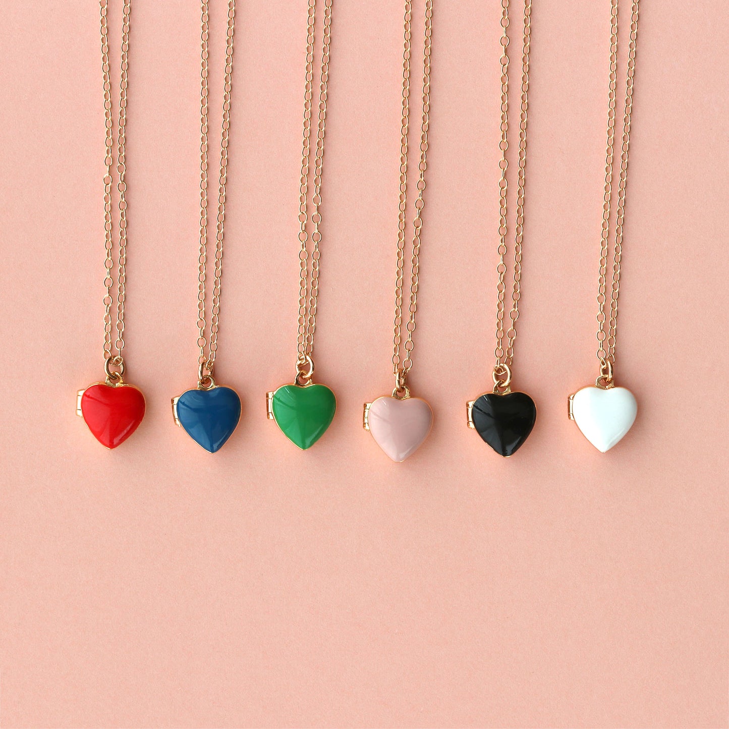 Enamel Heart Locket