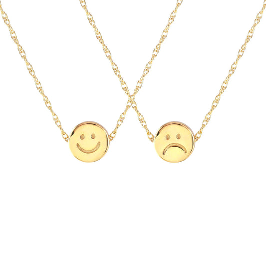 Happy Sad Chain Necklace