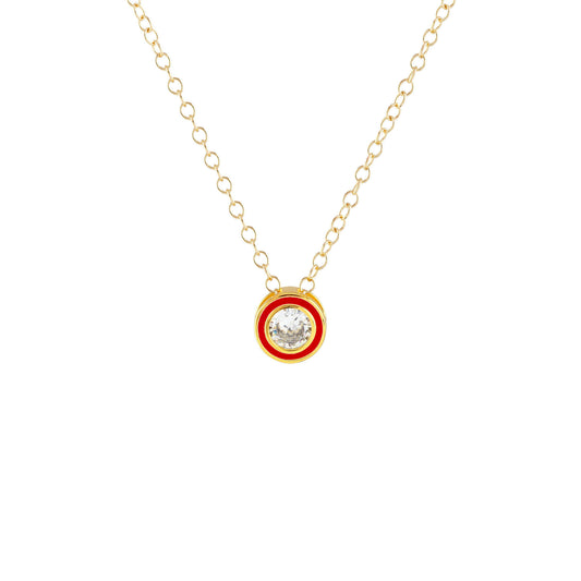 Candy Bezel Necklace